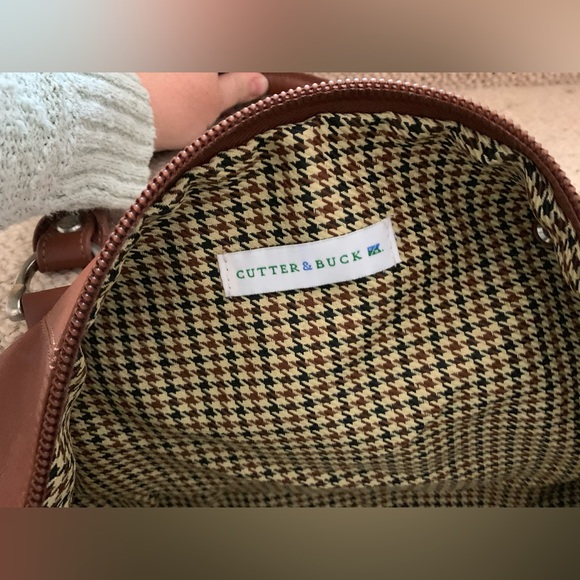 Cutter & Buck Leather 19” Weekender Duffle Bag NWOT - Picture 8 of 9